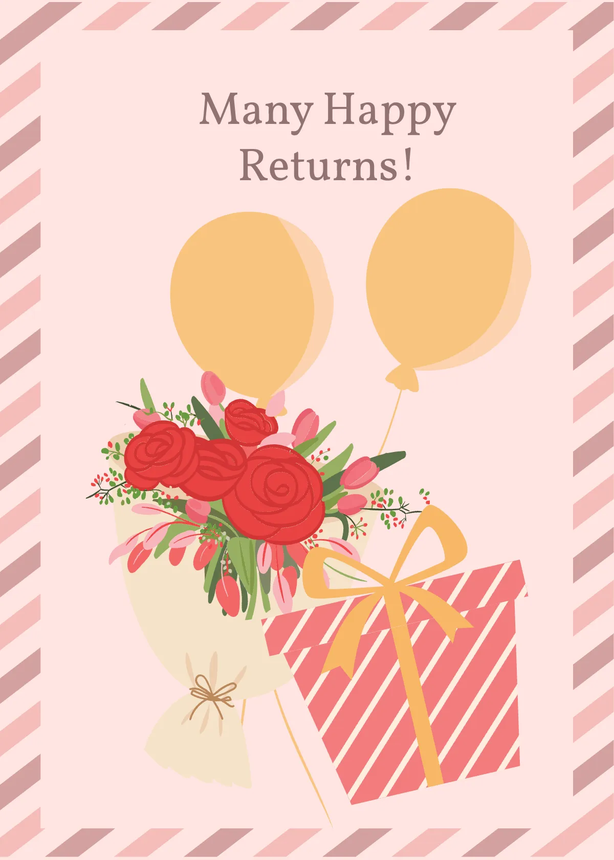 Free Minimalist Birthday Snap Card Template to Edit Online