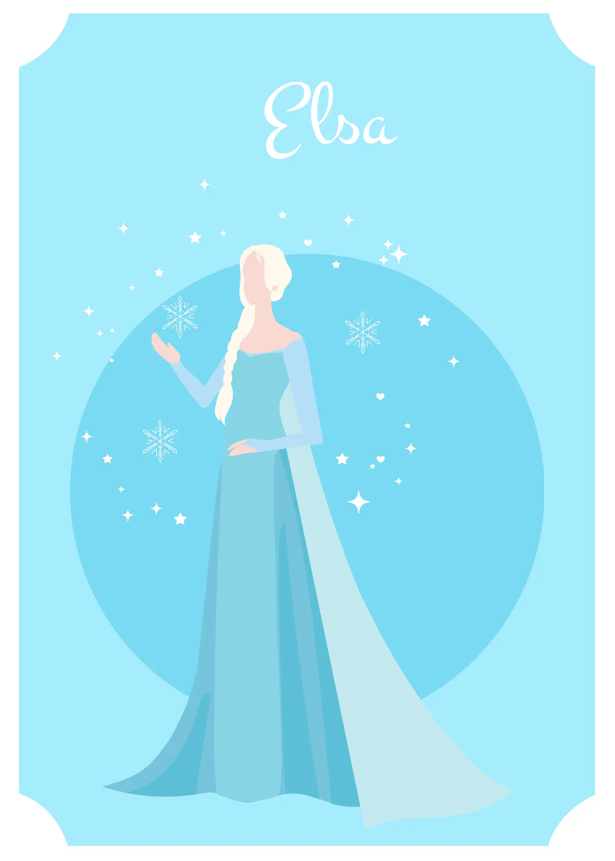 Free Character Snap Card Template to Edit Online