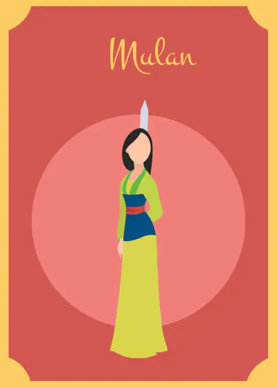 Free Character Snap Card Template to Edit Online