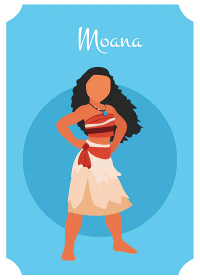 Free Character Snap Card Template to Edit Online