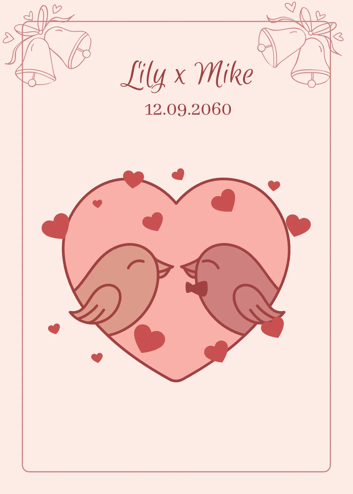 Free Wedding Snap Card Template to Edit Online