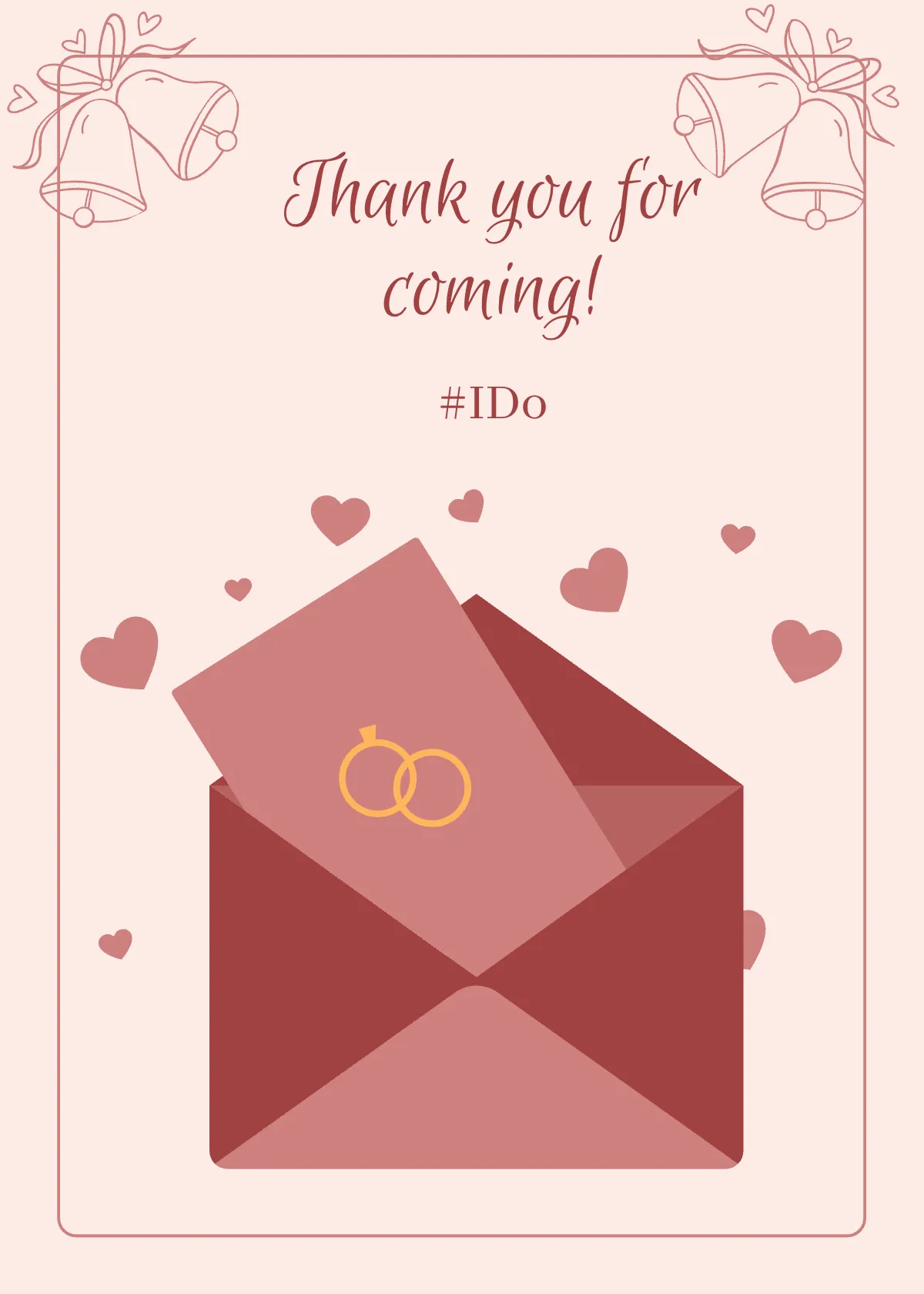 Free Wedding Snap Card Template to Edit Online