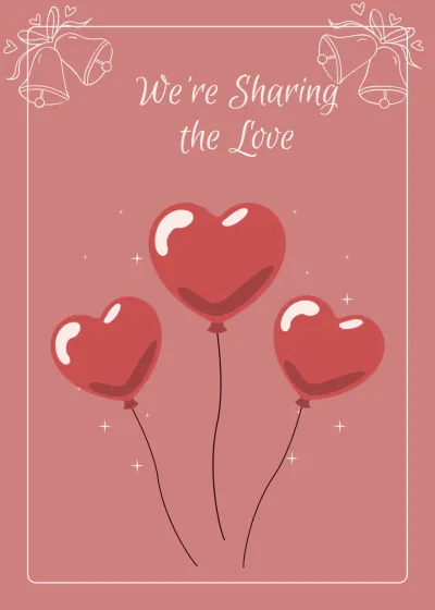 Free Wedding Snap Card Template to Edit Online