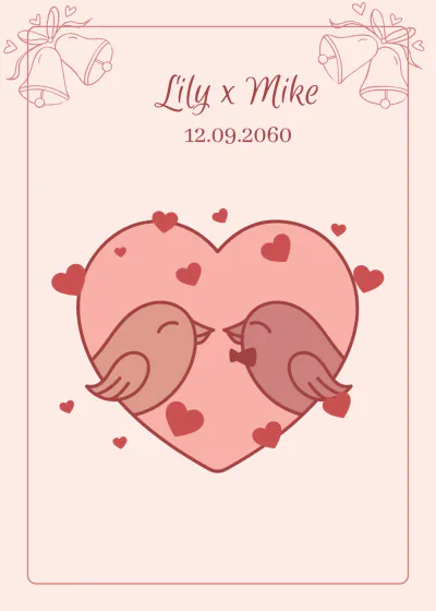 Free Wedding Snap Card Template to Edit Online