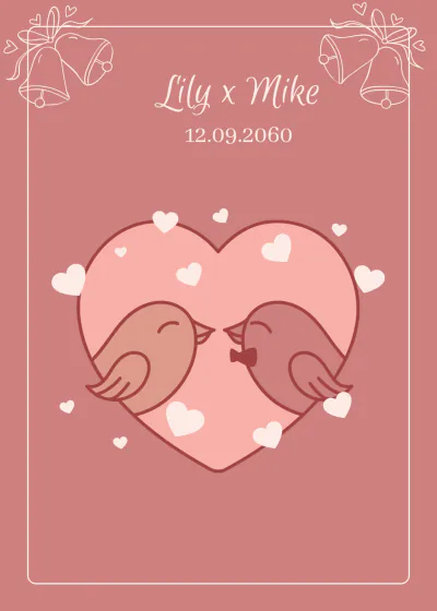 Free Wedding Snap Card Template to Edit Online