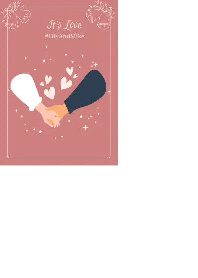 Free Wedding Snap Card Template to Edit Online