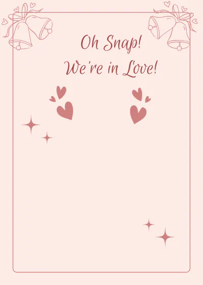 Free Wedding Snap Card Template to Edit Online