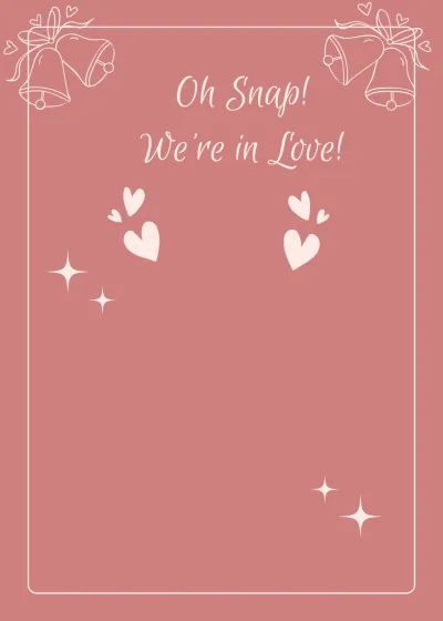 Free Wedding Snap Card Template to Edit Online