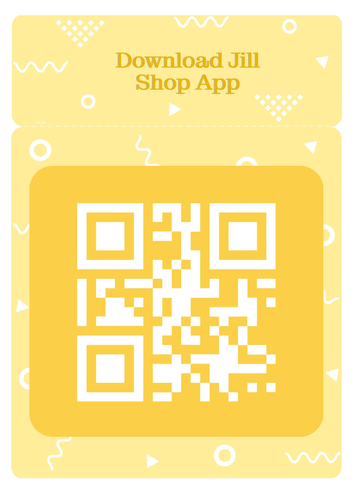 Free QR Code Snap Card Template to Edit Online