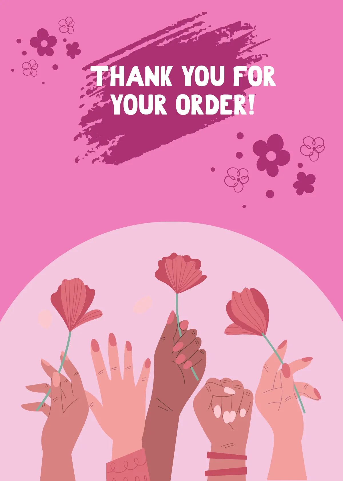 Free Thank You Snap Card Template to Edit Online