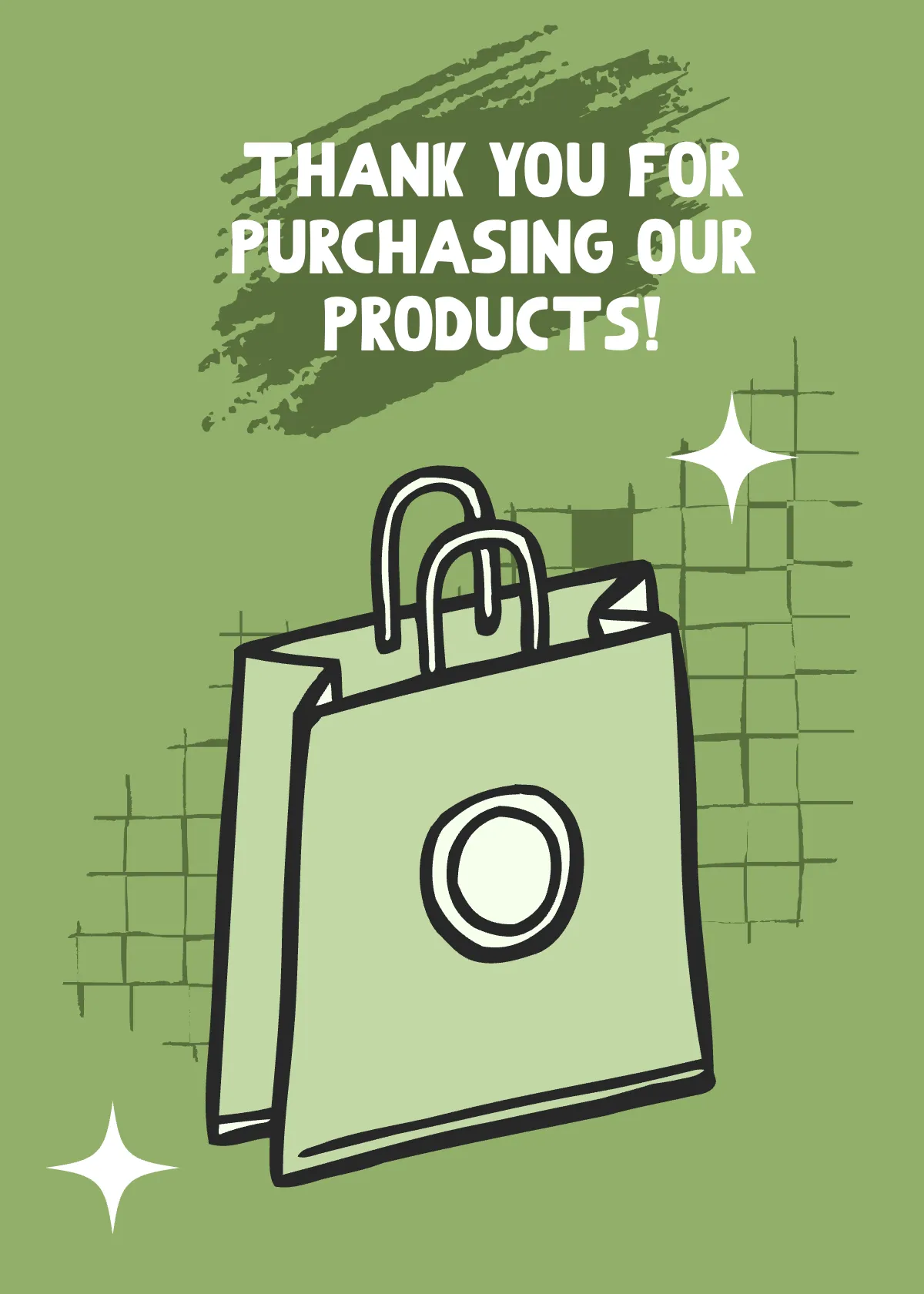 Free Thank You Snap Card Template to Edit Online