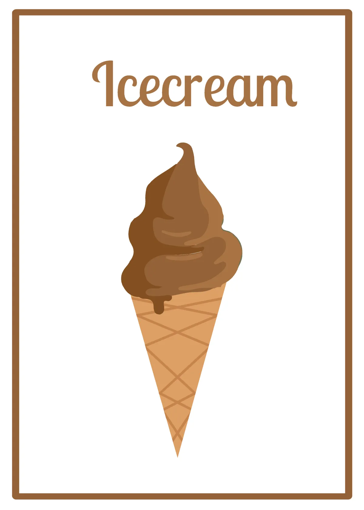 Free Food Snap Card Template to Edit Online