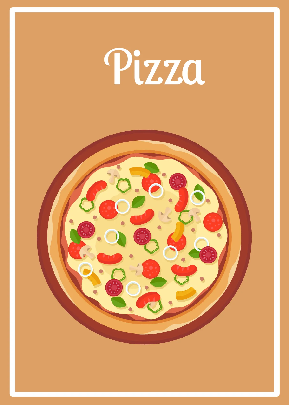 Free Food Snap Card Template to Edit Online