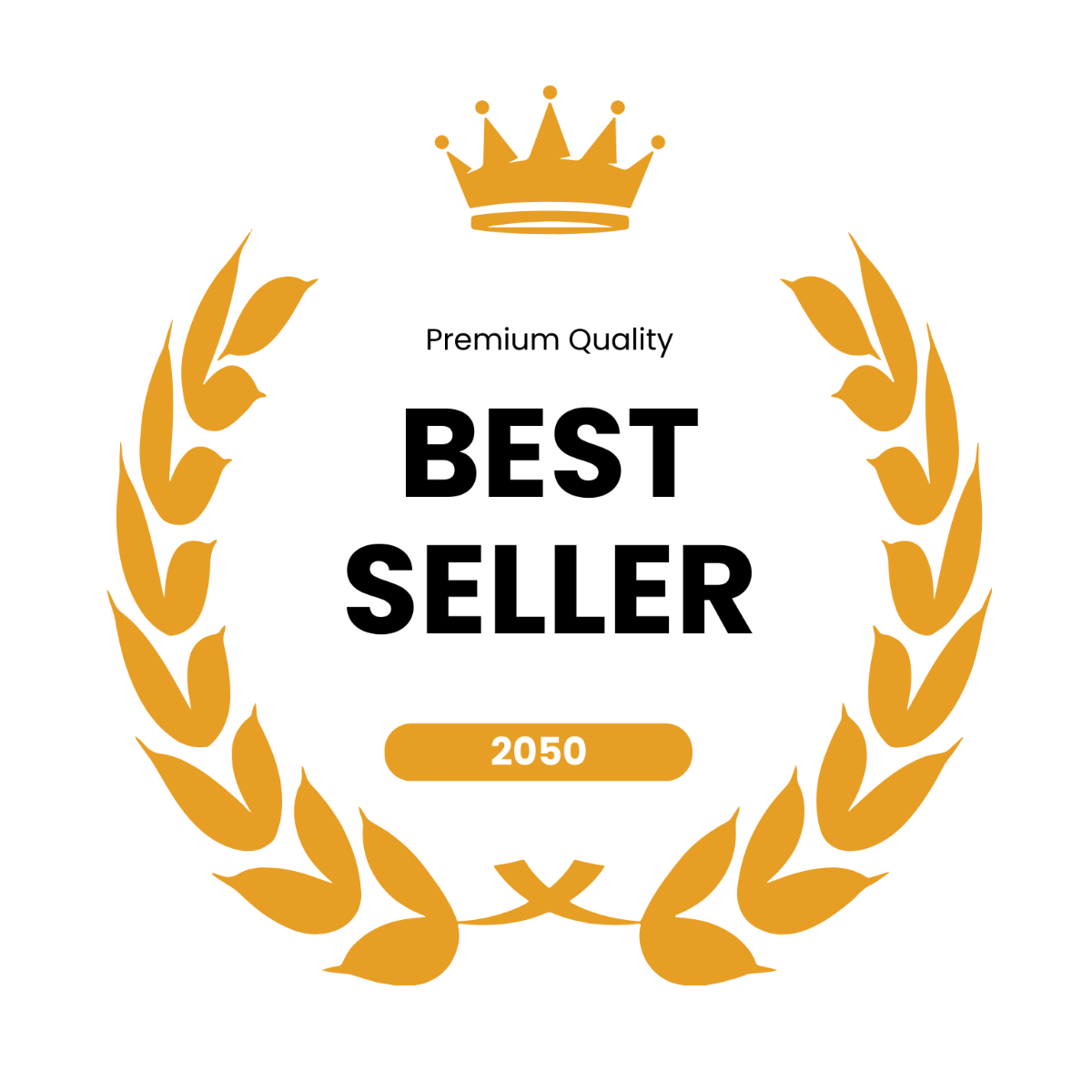 Best Seller Badge Template - Edit Online & Download