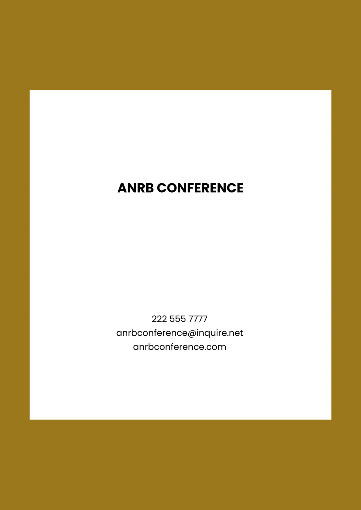 Free Conference Handbook Template to Edit Online
