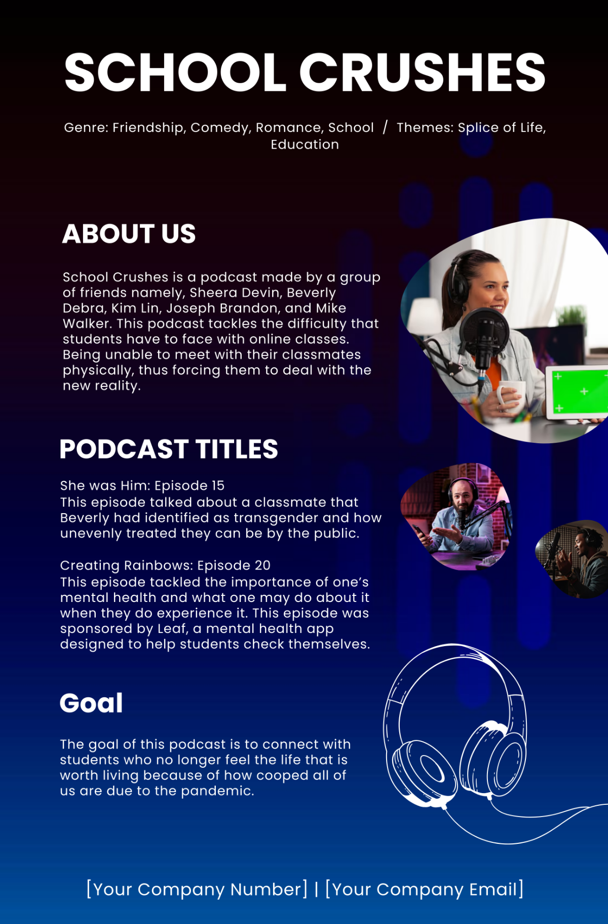 Podcast One Sheet