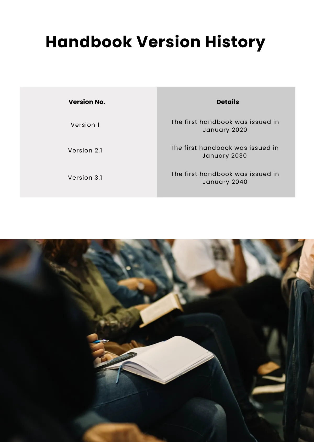 Free Church Employee Handbook Template to Edit Online