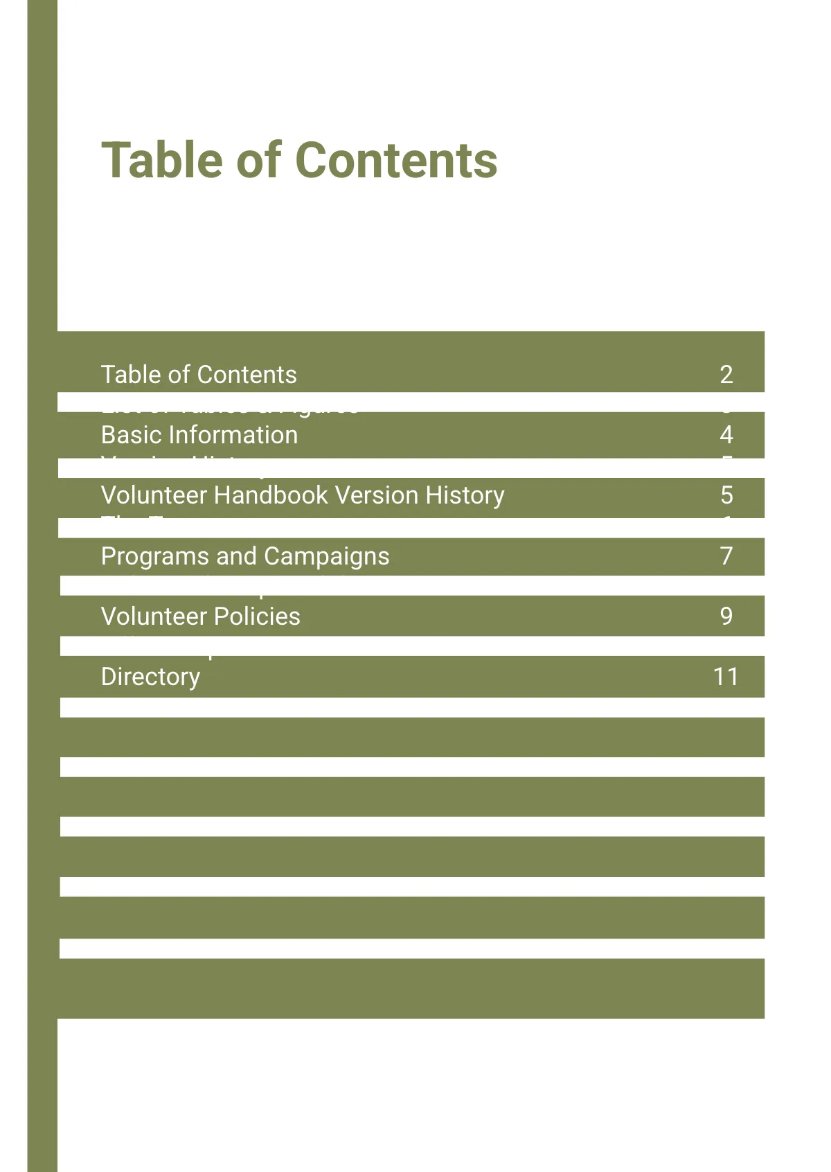 Free Volunteer Handbook Template to Edit Online