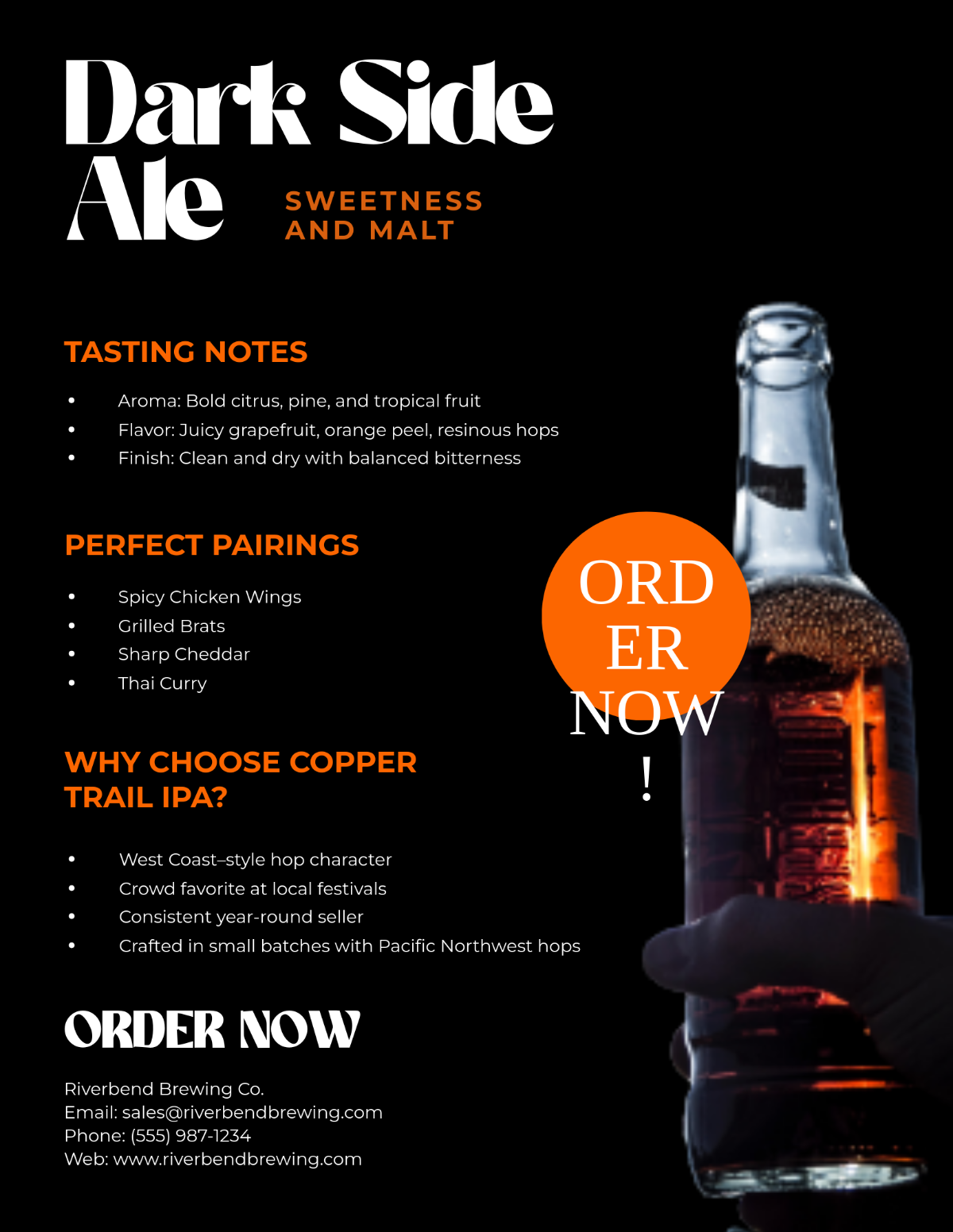 Free Beer Sell Sheet Template