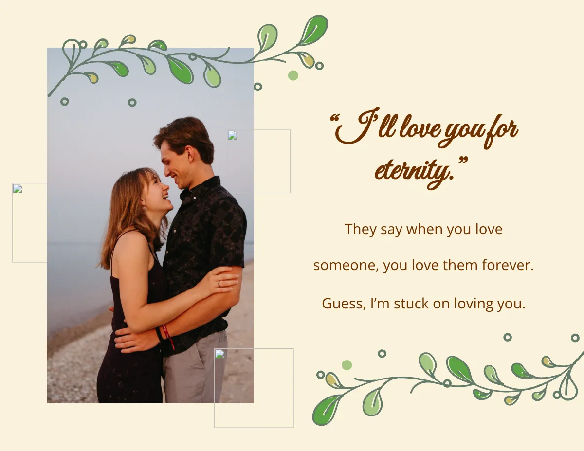 Free Couples Scrapbook Template to Edit Online