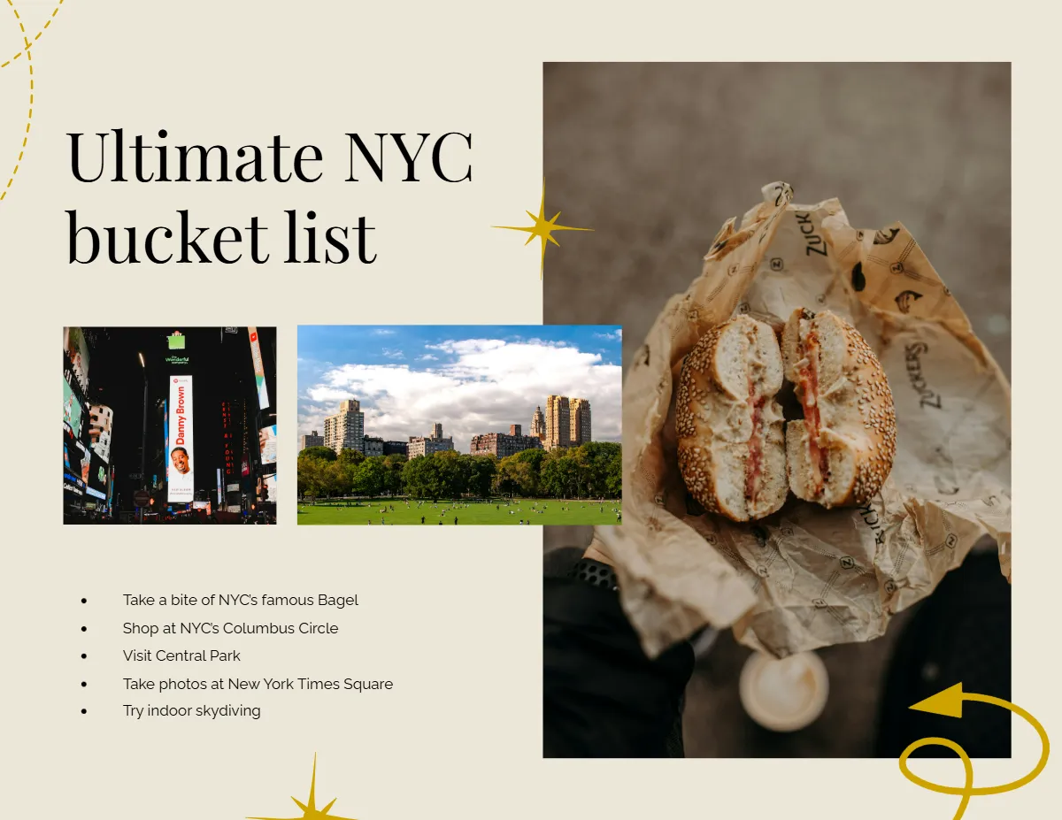 Free Travel Scrapbook Template to Edit Online