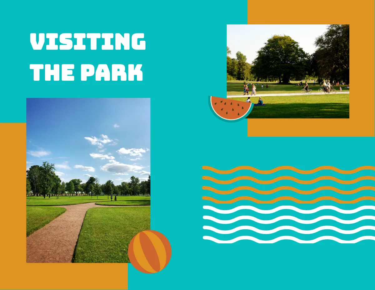 Free Summer Scrapbook Template to Edit Online