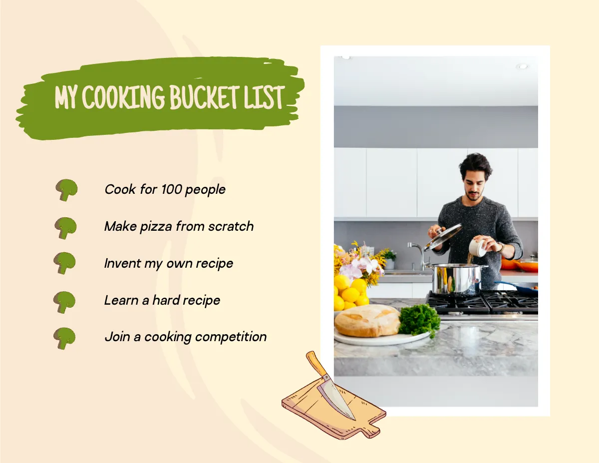 Free Recipe Scrapbook Template to Edit Online