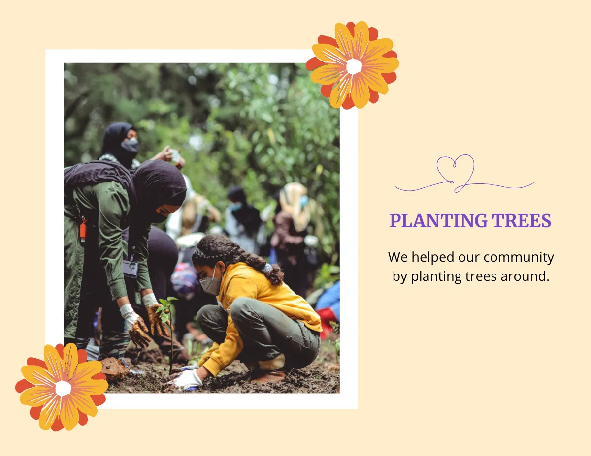 Free Professional Family Scrapbook Template to Edit Online