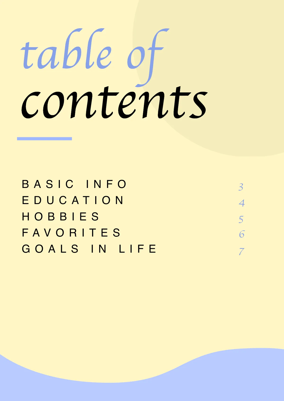 Free Minimalist About Me Booklet Template to Edit Online