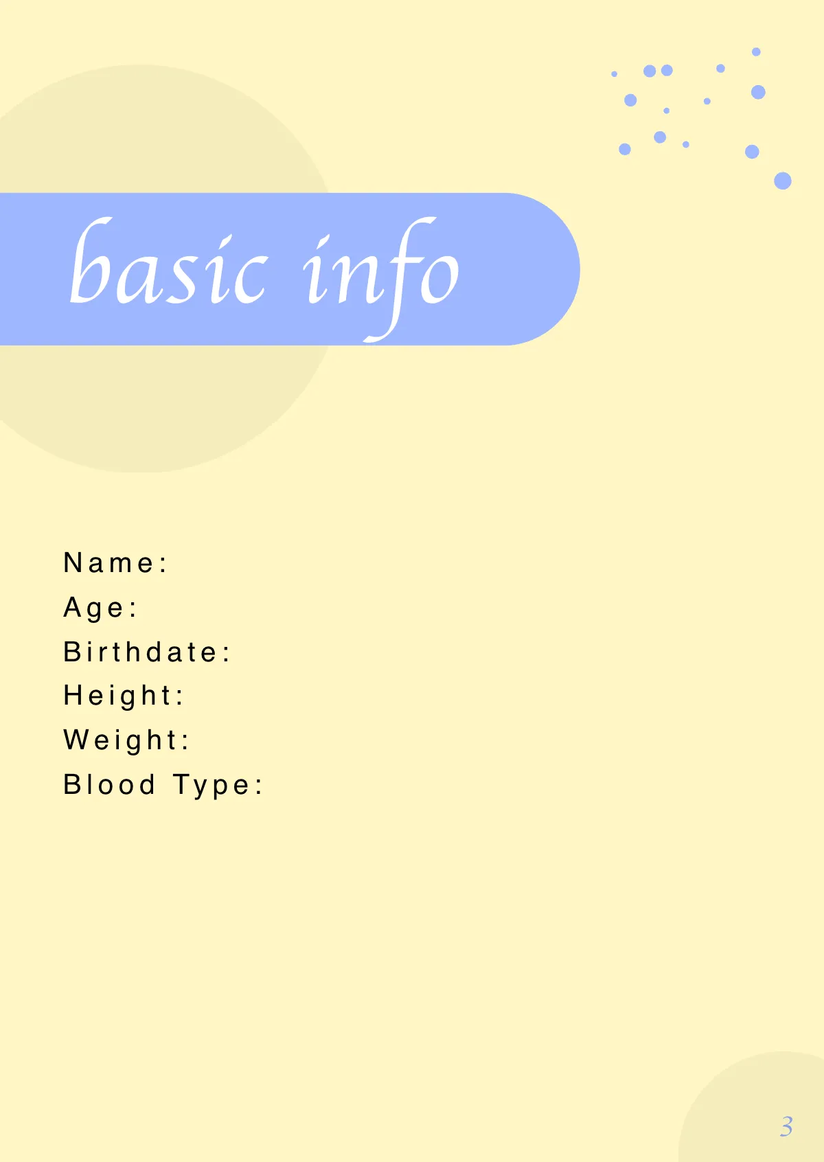 Free Minimalist About Me Booklet Template to Edit Online