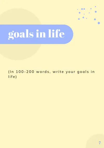 Free Minimalist About Me Booklet Template to Edit Online