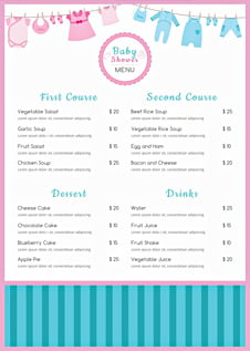 Free Italian Menu Template in Adobe Photoshop, Microsoft Word