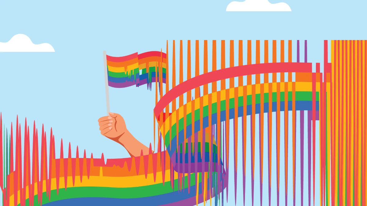Free Pride Flag Background Template to Edit Online