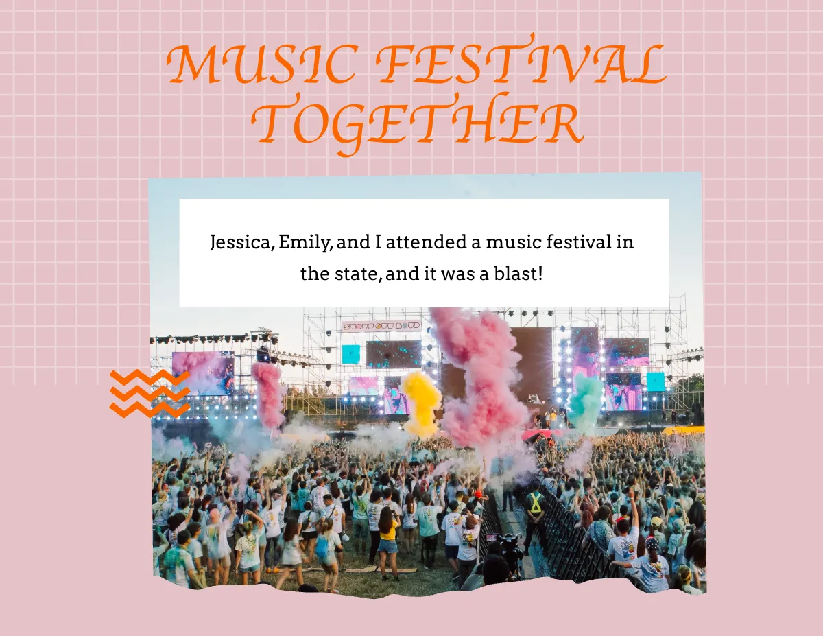 Free Friendship Scrapbook Template to Edit Online