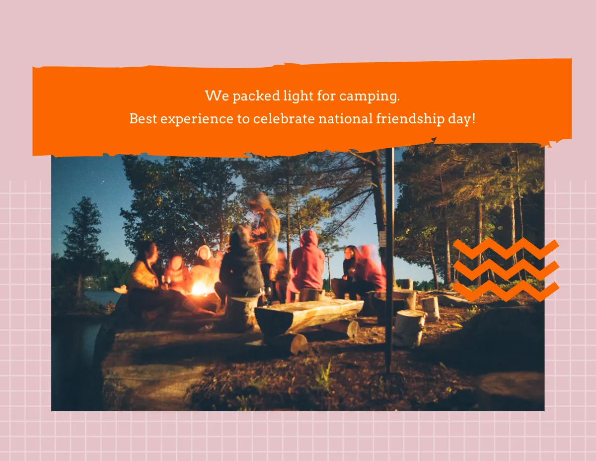 Free Friendship Scrapbook Template to Edit Online