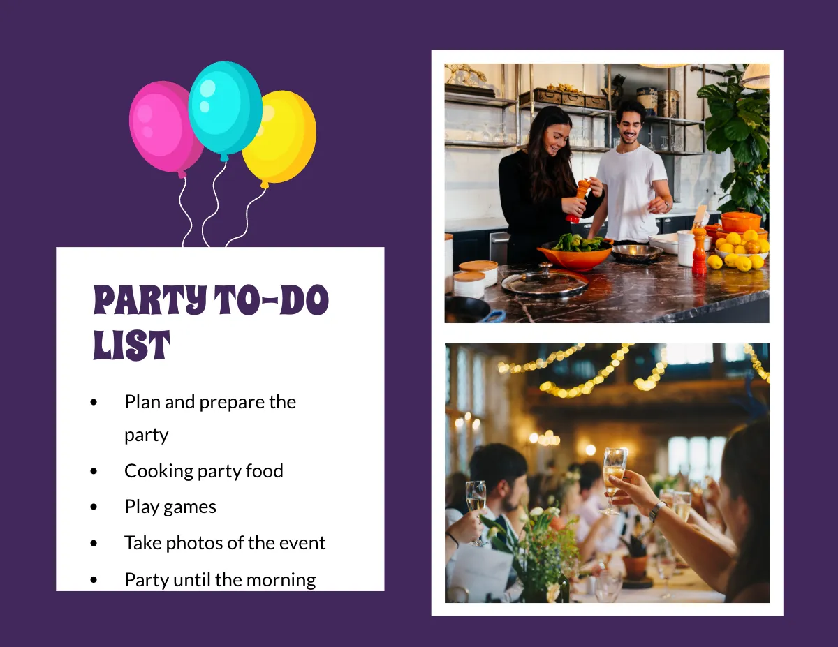 Free Party Scrapbook Cover Template to Edit Online