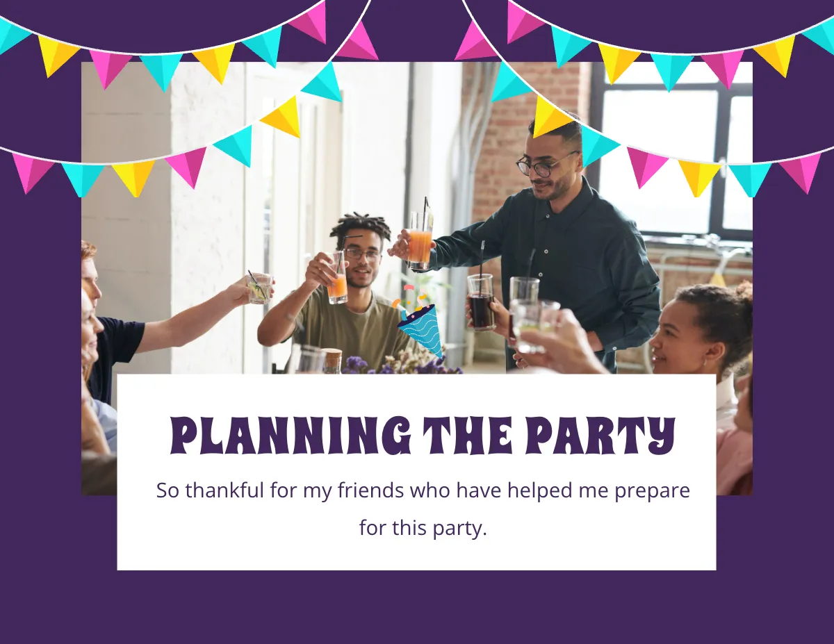 Free Party Scrapbook Cover Template to Edit Online