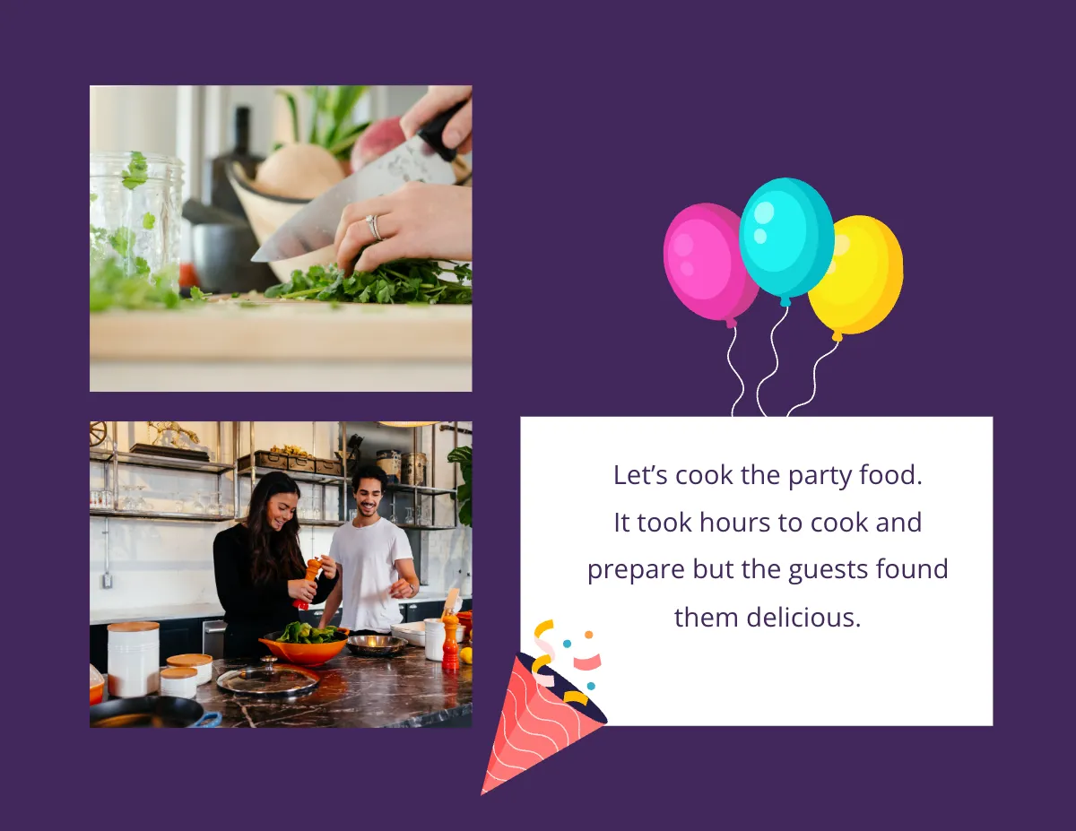 Free Party Scrapbook Cover Template to Edit Online