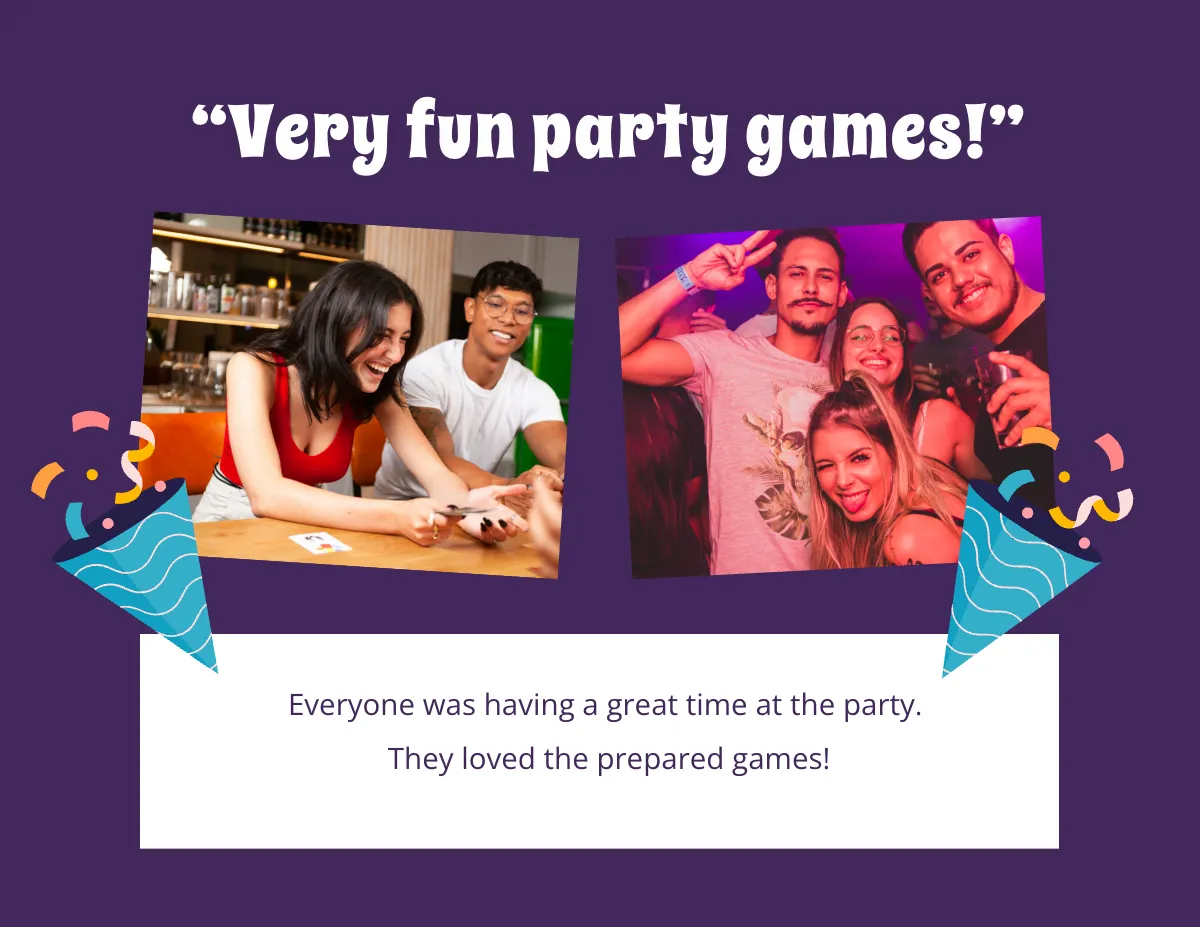 Free Party Scrapbook Cover Template to Edit Online