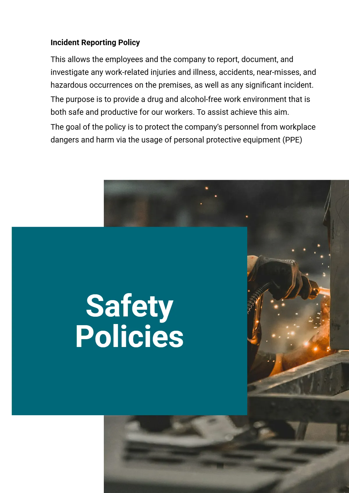 Free Employees Safety Handbook Template to Edit Online
