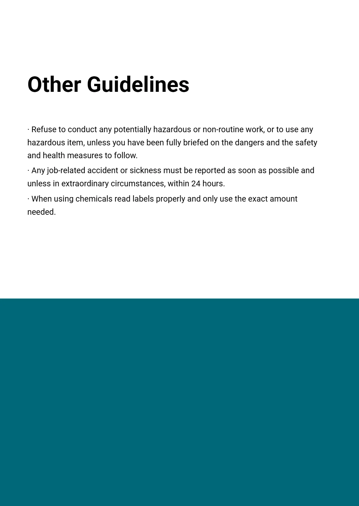 Free Employees Safety Handbook Template to Edit Online