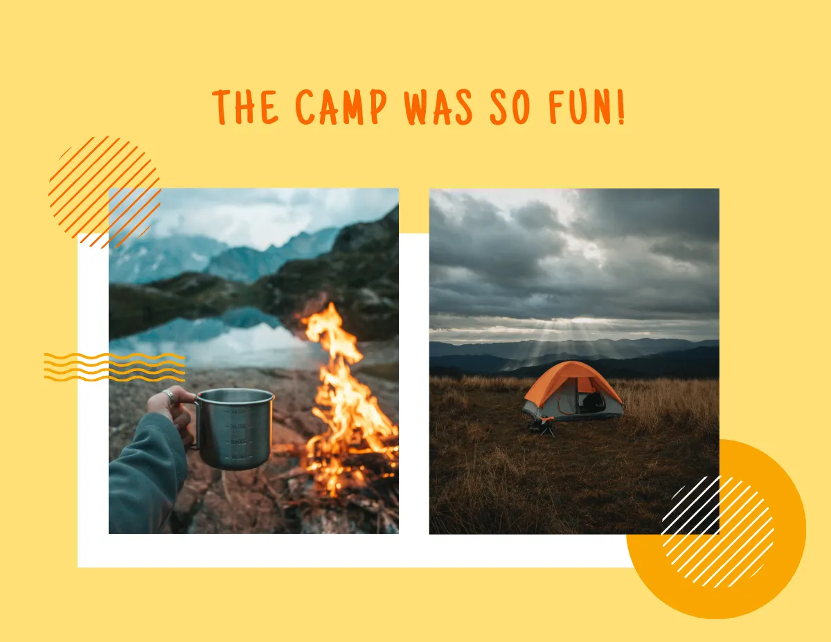 Free Vacation Scrapbook Template to Edit Online