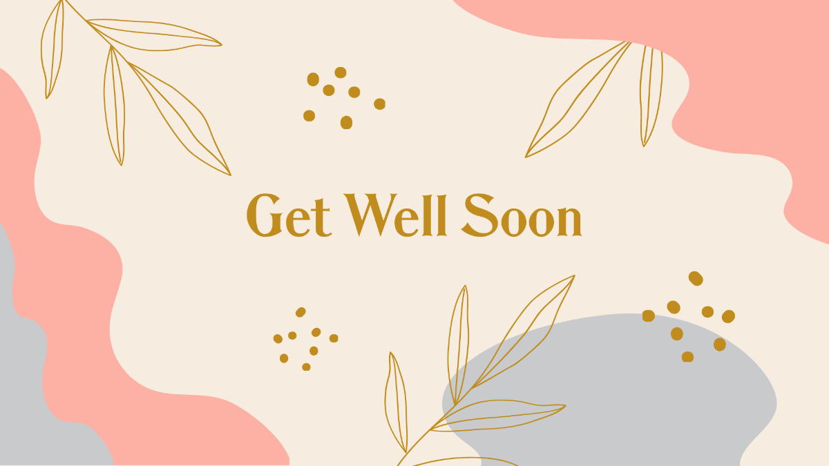 Get Well Soon Image Template