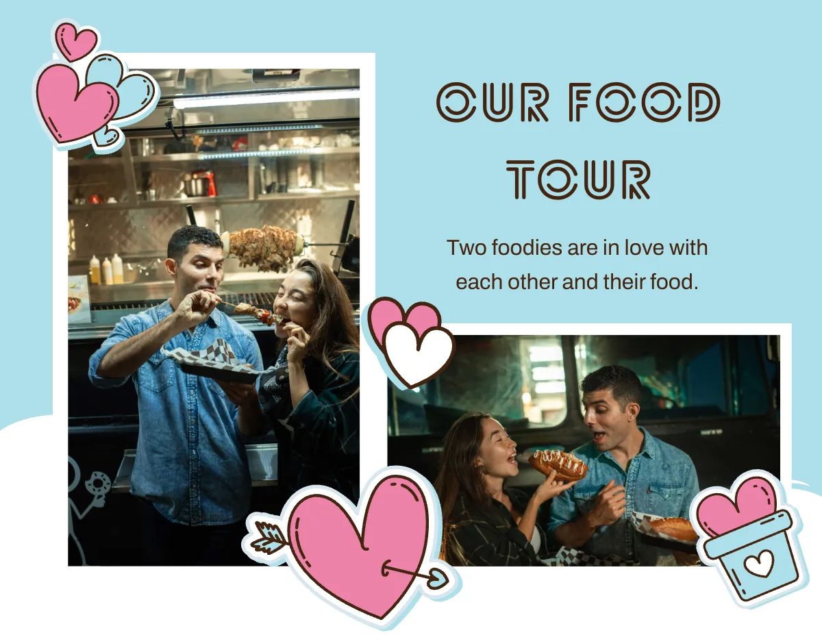 Free Love Scrapbook Template to Edit Online