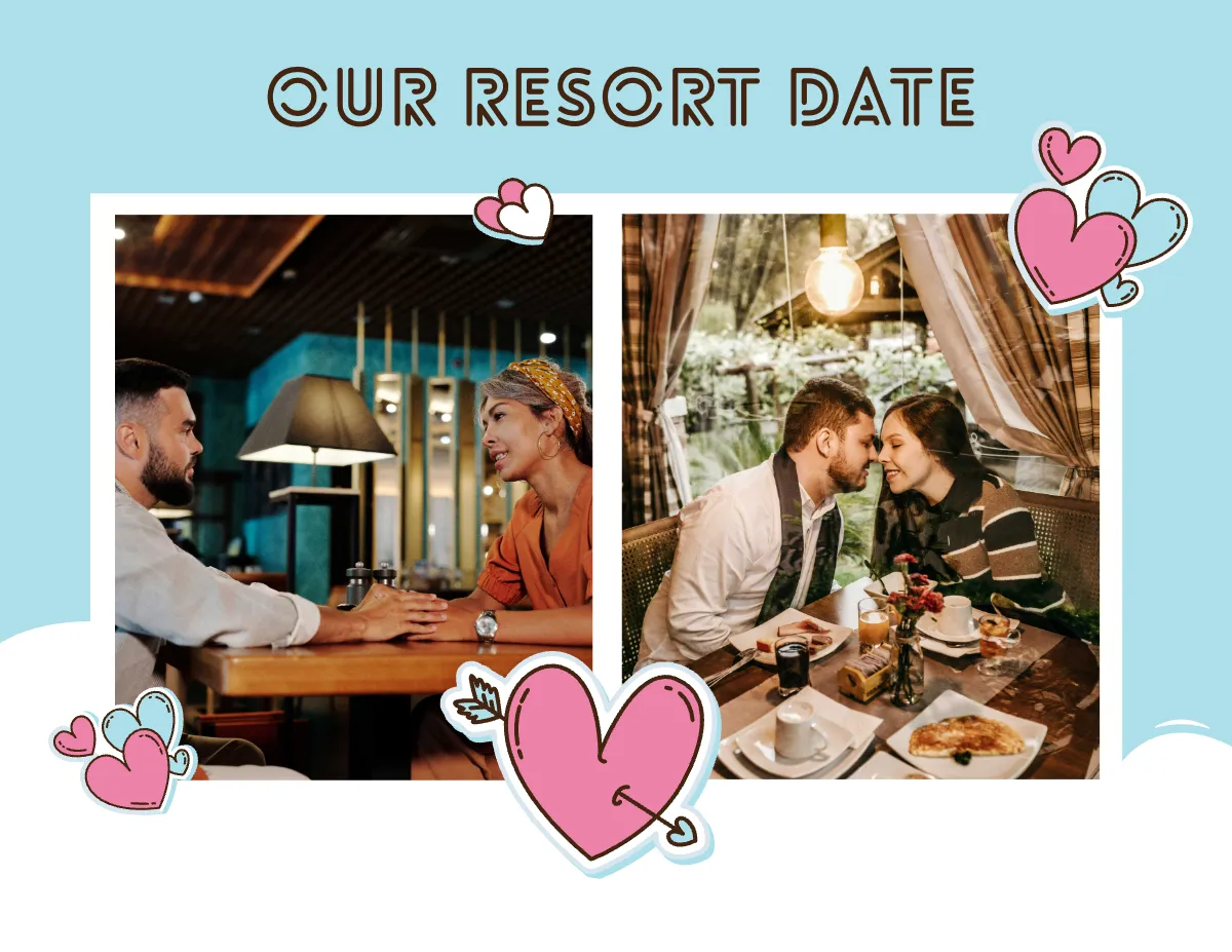 Free Love Scrapbook Template to Edit Online