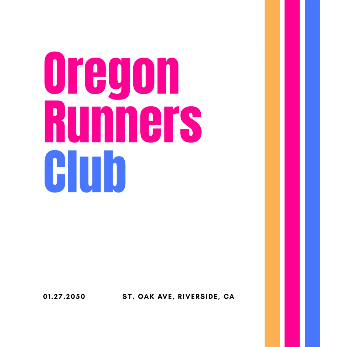 Free Event Double-Sided Tote Bag Template to Edit Online