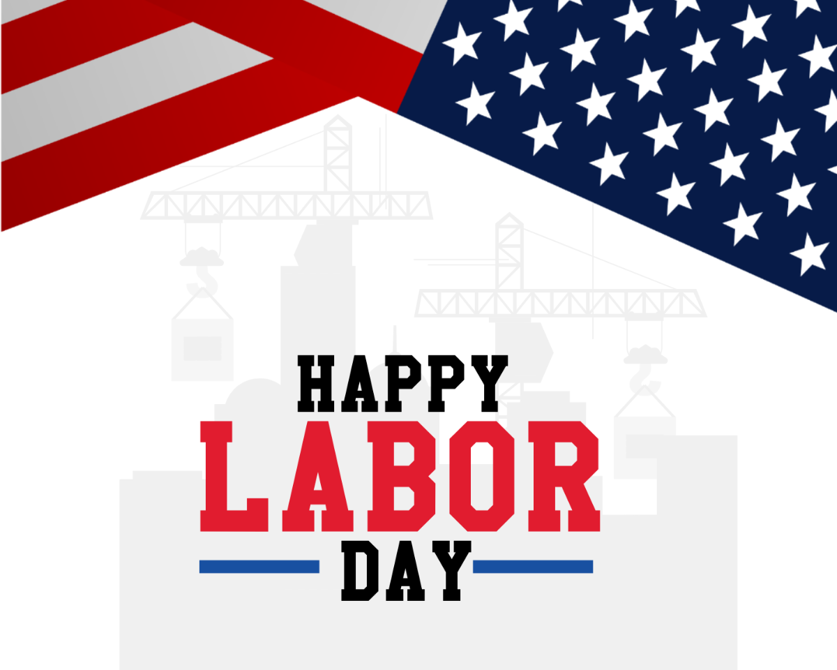 May Day/Labor Day Vector Template