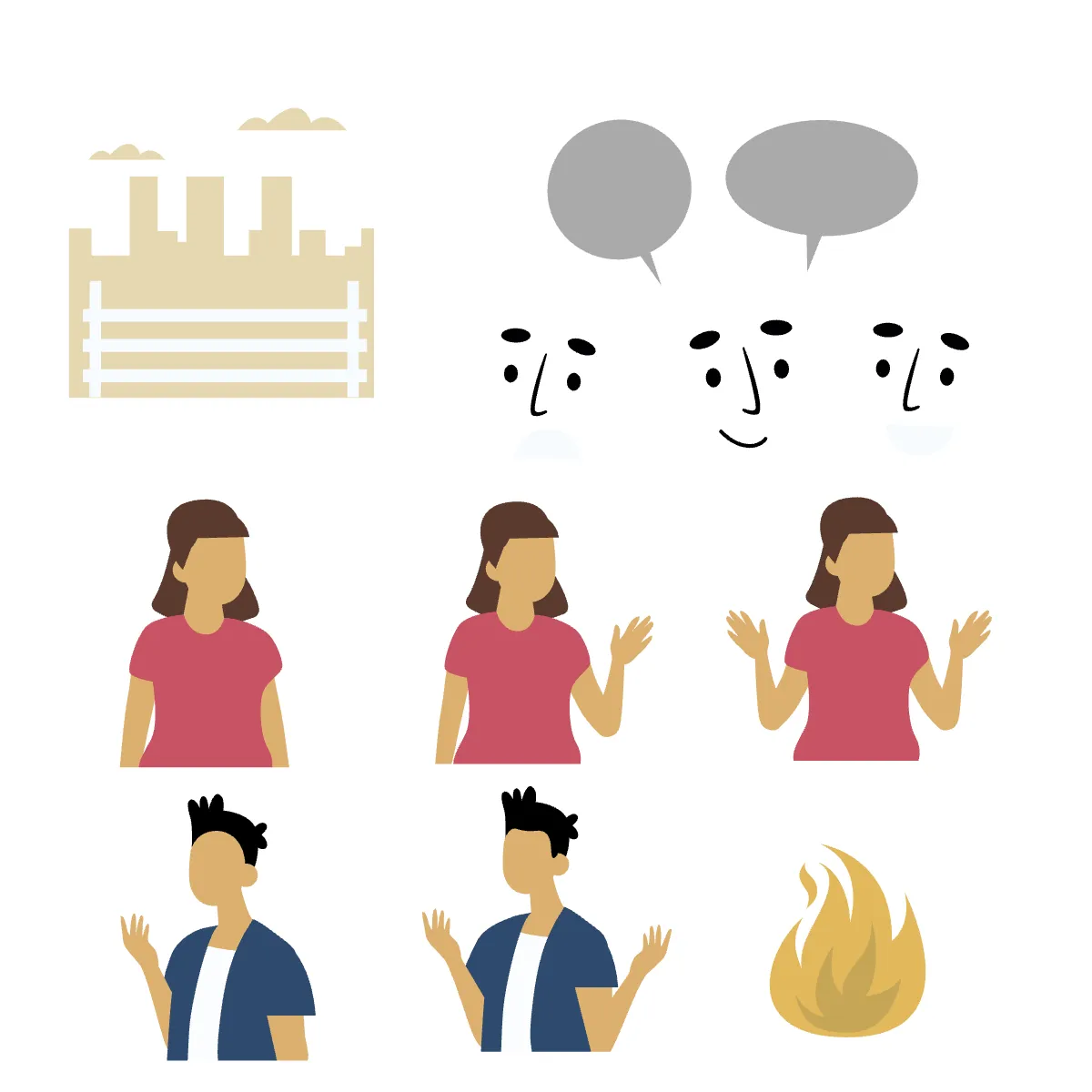 Free Printable 4 Panel Comic Strip Design Template to Edit Online