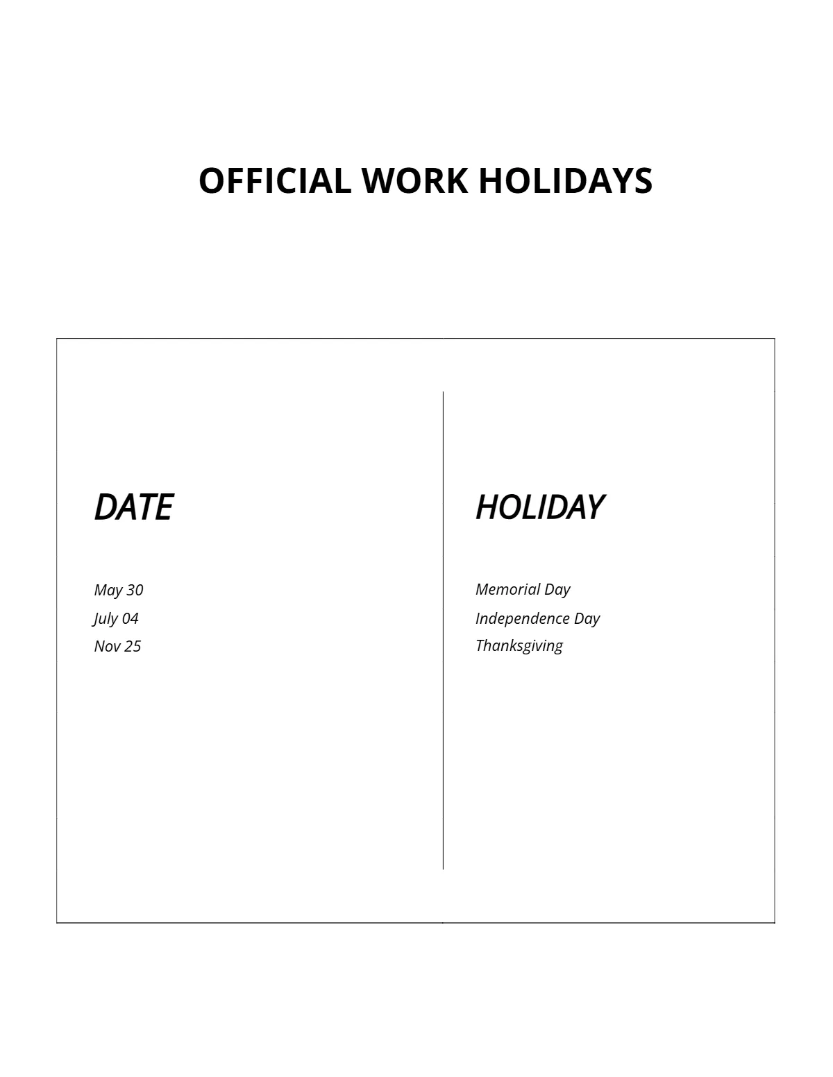 Free Simple Employee Handbook Template to Edit Online