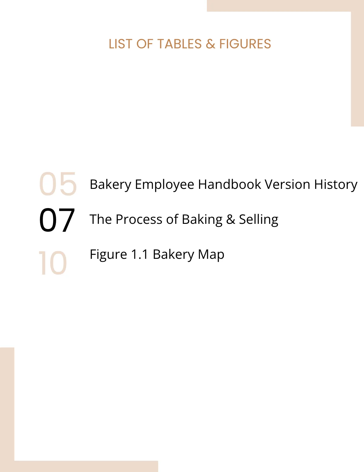 Free Bakery Employee Handbook Template to Edit Online